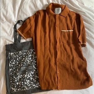 PERCIVAL MENS KODO KNIT SHIRT